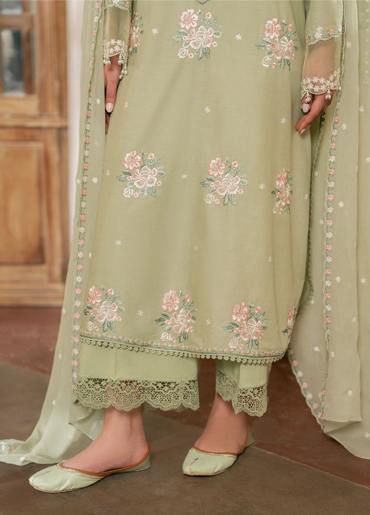 Mahiri by Cross Stitch Unstitched Embroidered Lawn 3 Piece Suit CS26UM D-1 FLORAL HUSH - Summer Collection