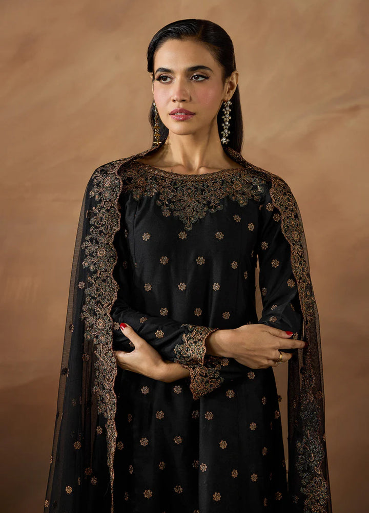 Zarif Women RTW Embroidered Raw Silk 3 Piece Suit ZR26UCR ZRF - EMC -29 - Eid Collection