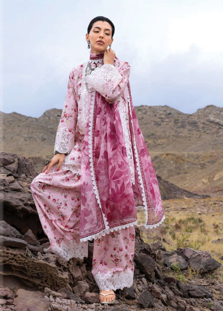 Zainab Chottani Unstitched Embroidered Luxury Lawn 3 Piece Suit ZC26ULZ D-15 ZIMAL - Summer Collection