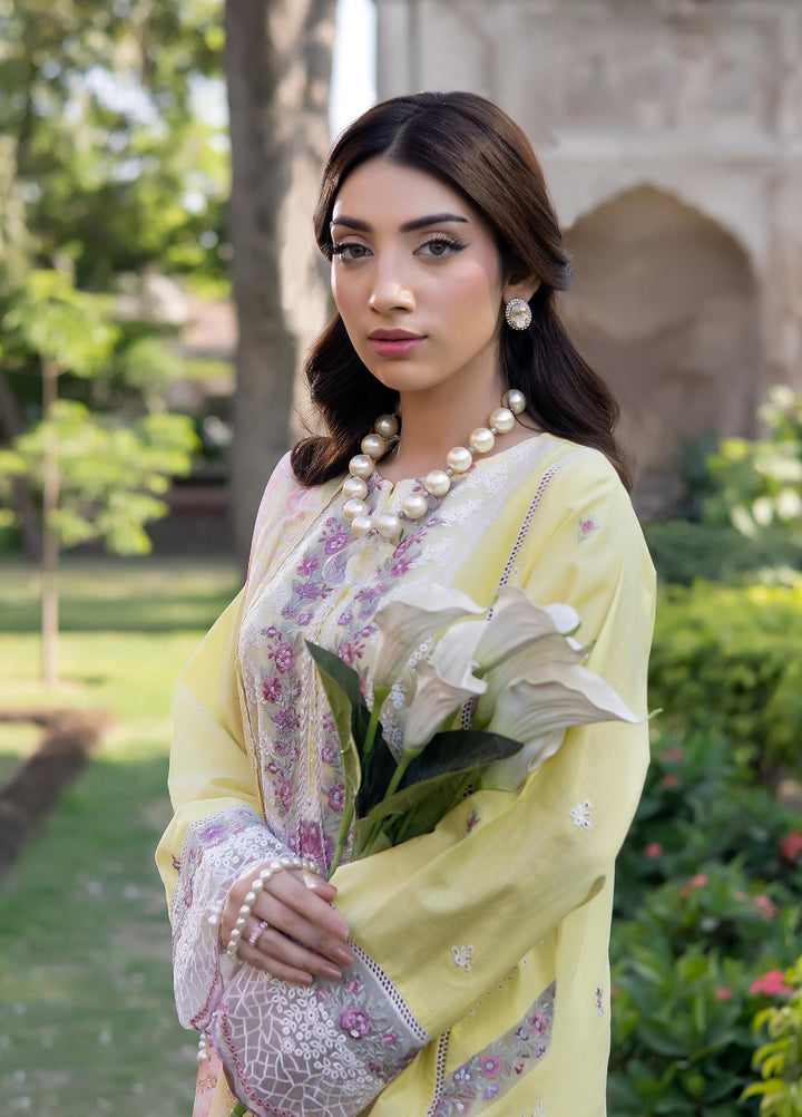 Inara by Javairia Women RTW Embroidered Lawn 3 Piece Suit IN26PJF Pehar - Festive Collection