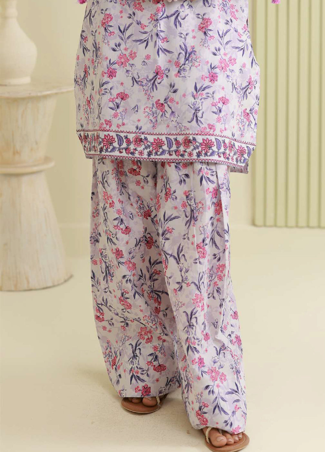 Zellbury Unstitched Printed Lawn 2 Piece Suit ZB26UC WUS26X20866 - Casual Collection