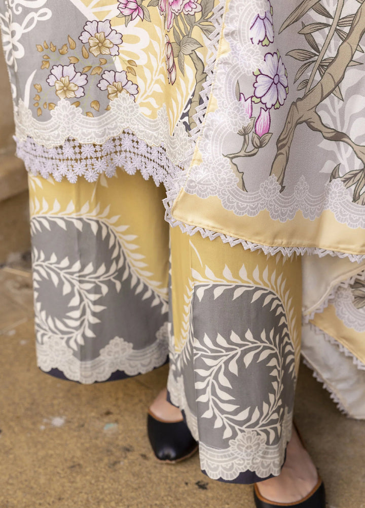 Meerak Women Pret Premium Embroidered Linen 3 Piece Eliza - Winter Collection