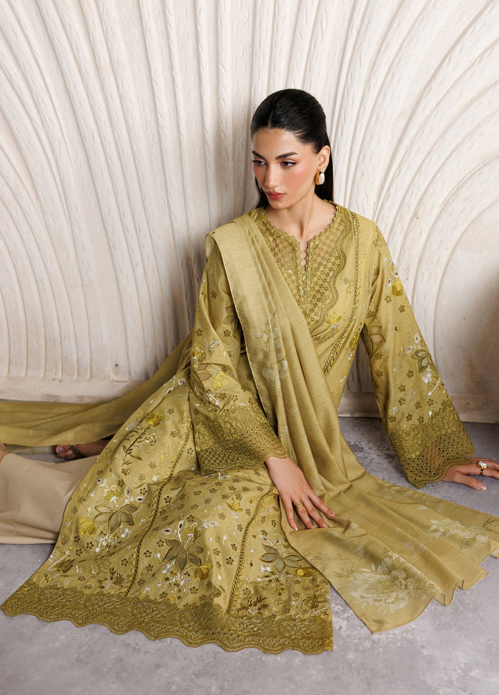 Iznik Unstitched Embroidered Lawn 3 Piece Suit IZ26ULF IBE-09 - Festive Collection