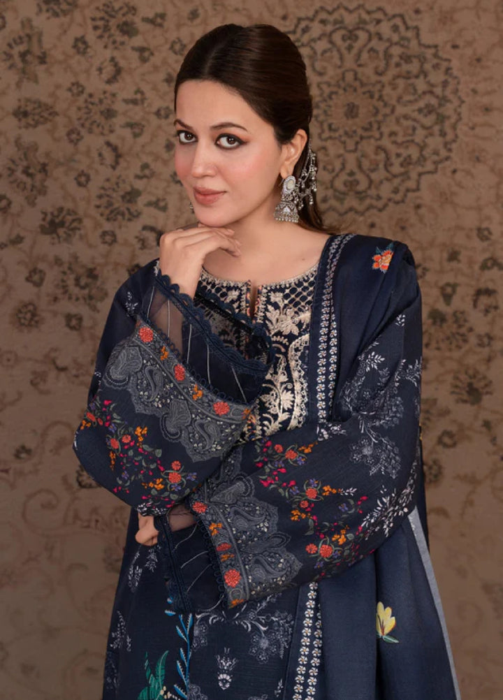 Jugnu by Chandan Nagri Women Pret Embroidered Khaddar 3 Piece Suit Parsa - Winter Collection