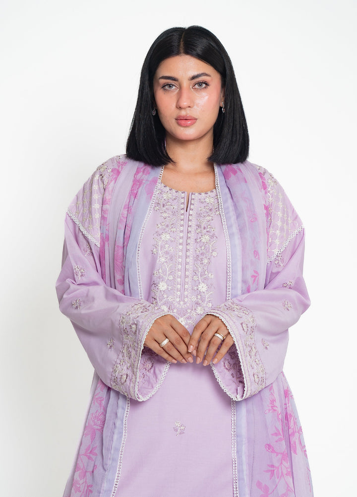 Zyna Unstitched Embroidered Lawn 3 Piece Suit ZY26ULS Ziva - Summer Collection