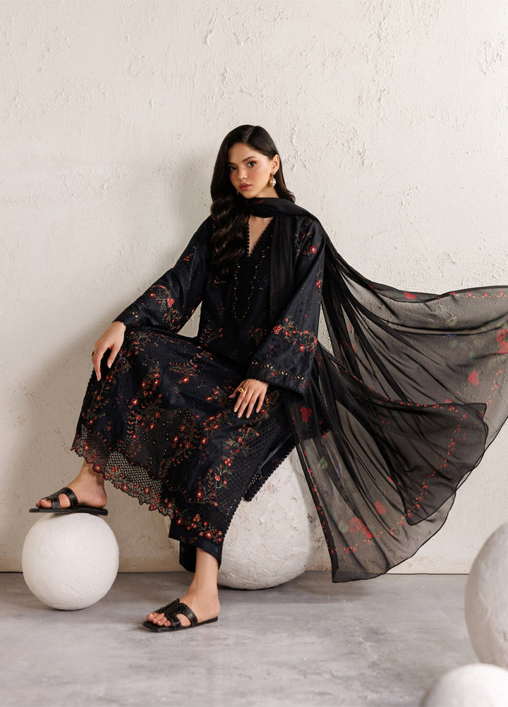 Iznik Unstitched Embroidered Lawn 3 Piece Suit IZ26ULF IBE-11 - Festive Collection