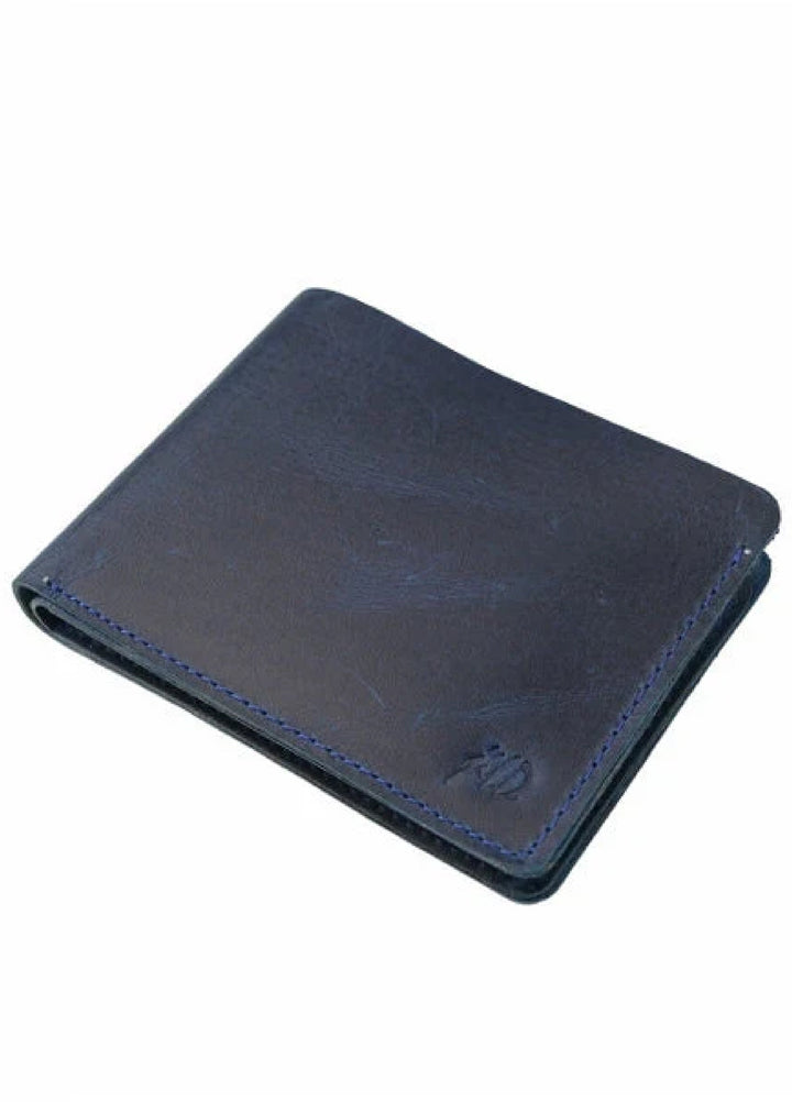 Vintage by Jild Mens Genuine Vintage Leather Wallet-BLUE BERRY S3 - Wallets Collection