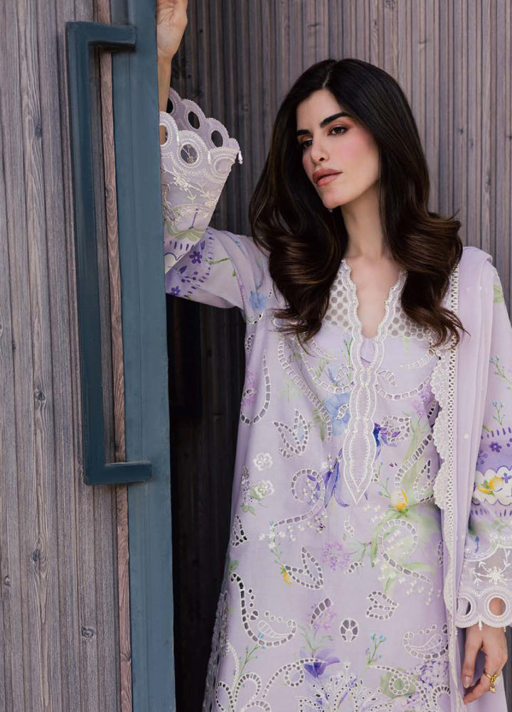 Lily May by Nureh Unstitched Embroidered Lawn 4 Piece Suit NU26ULL NE-258 - Eid Collection