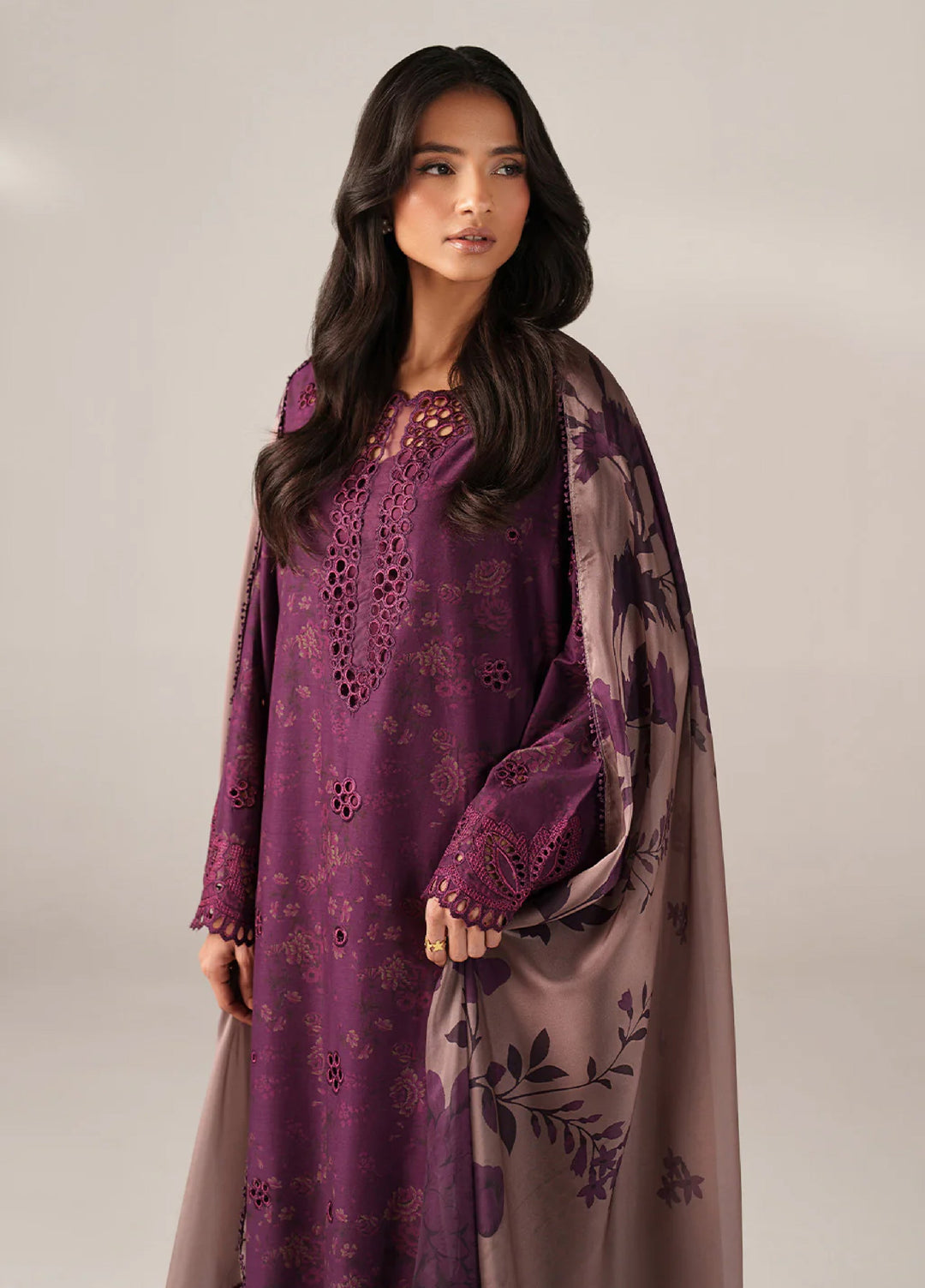 Iznik Unstitched Embroidered Lawn 3 Piece Suit IZ26US SS-08 - Summer Collection