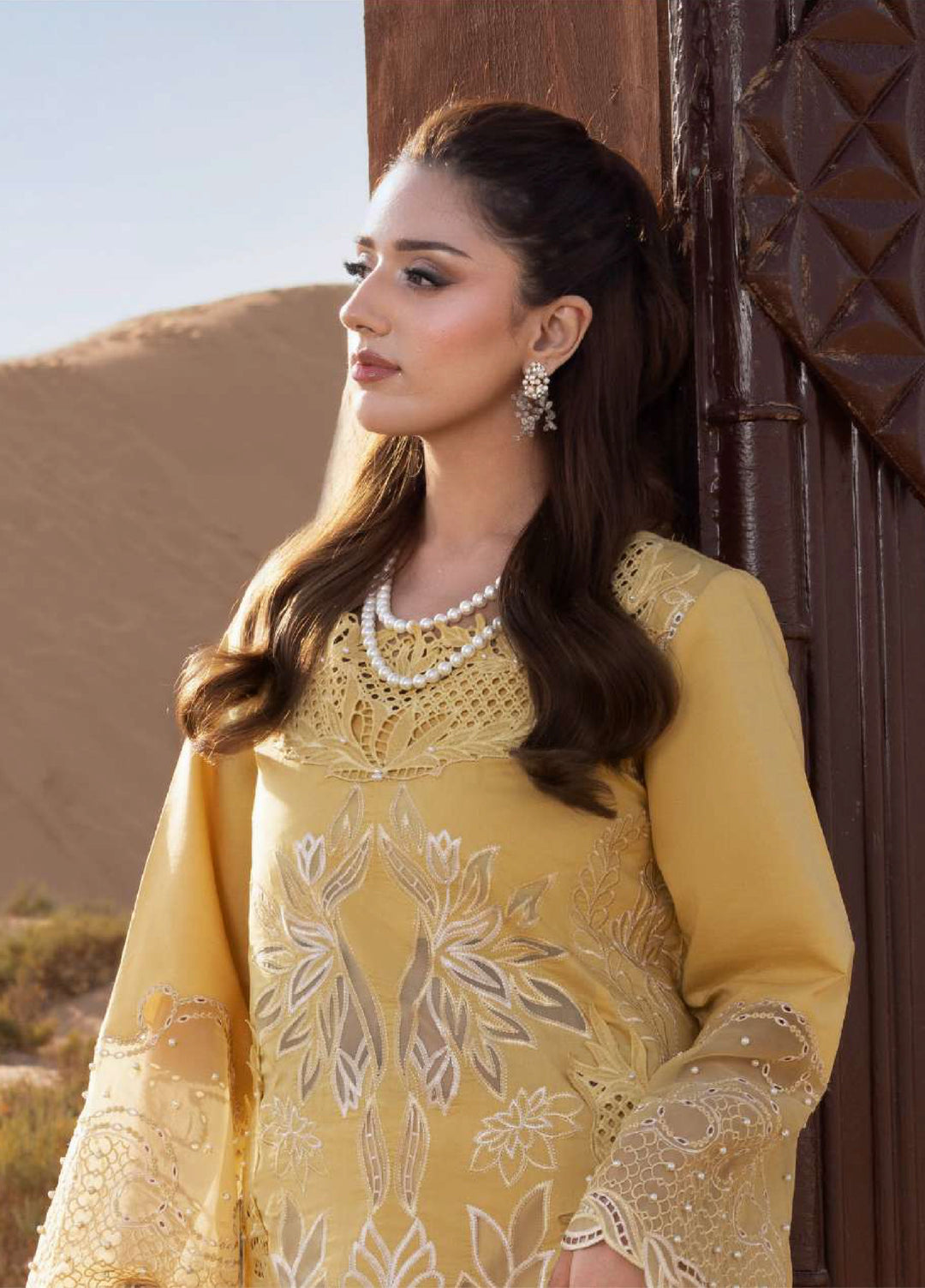 Rang Rasiya Premium Unstitched Embroidered Lawn 3 Piece Suit RR26UP D-6 Hoorain - Festive Collection