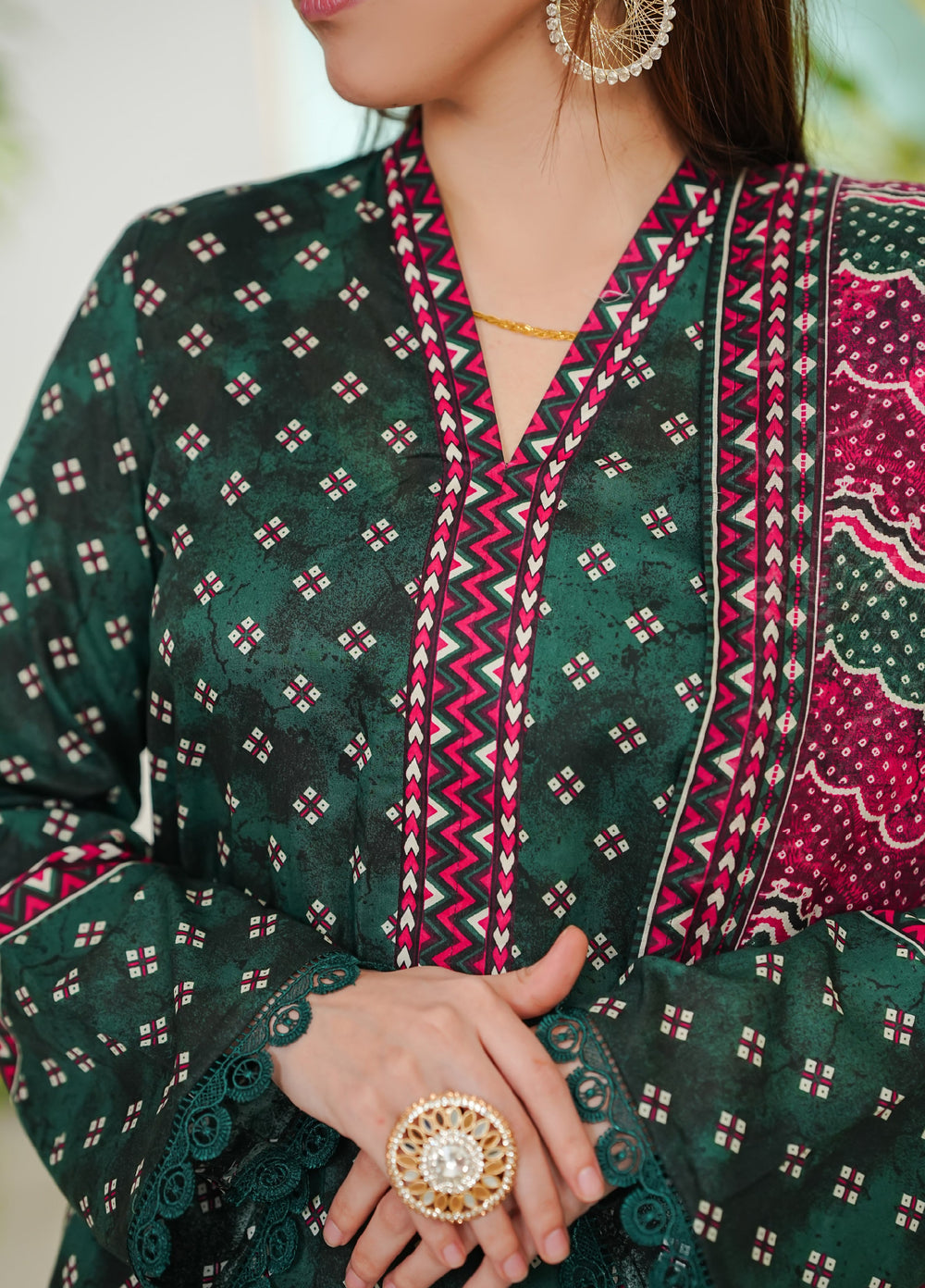 Daman by VS Textiles Unstitched Printed Lawn 3 Piece Suit VS26UDL D-07 847 - Casual Collection