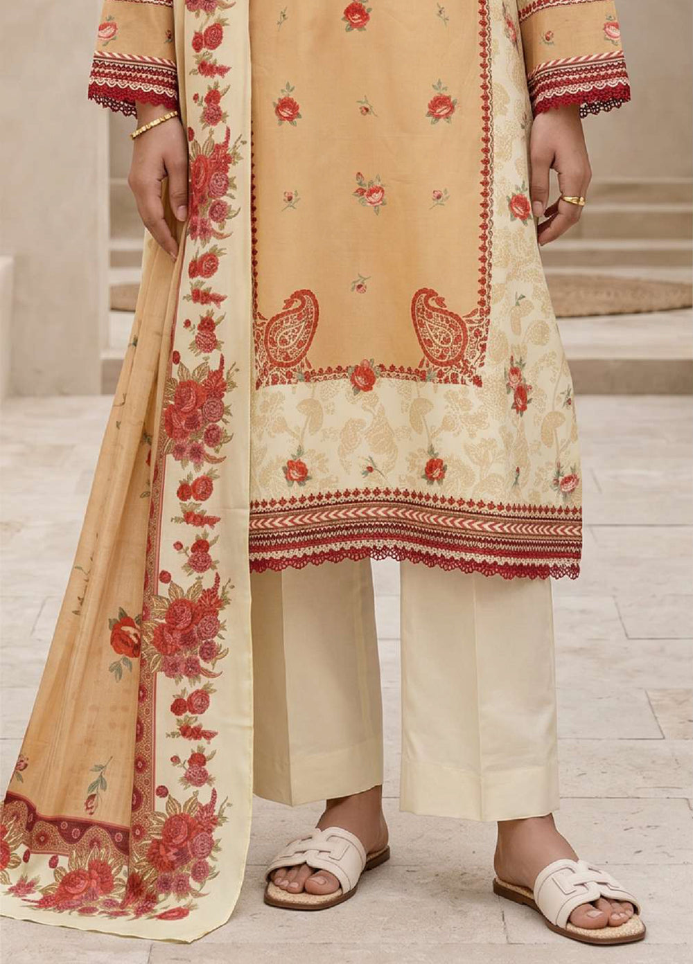 Zellbury Unstitched Printed Lawn 3 Piece Suit ZB26UCVII WUS26X38057 - Casual Collection