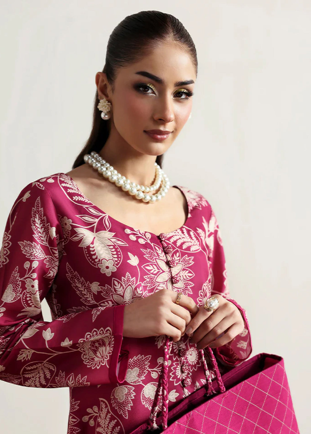 Basics by Gulaal Pret Embroidered Poly Lawn 2 Piece PL-15 Rosalee - Summer Collection