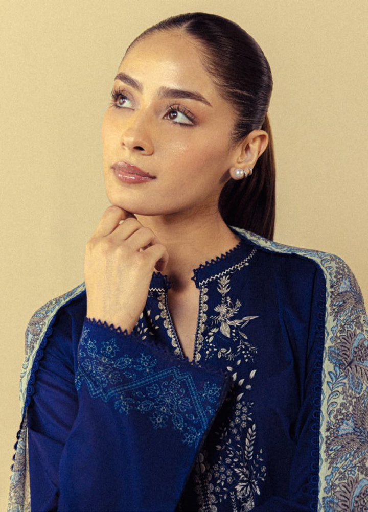 Coco by Zara Shahjahan Unstitched Printed Lawn 3 Piece Suit CZS26UPL CASSIA-10A - Summer Collection