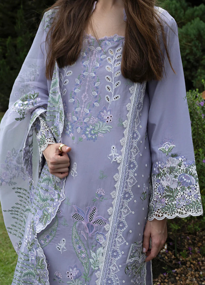 Mon Tresor by Esmel Unstitched Embroidered Luxury Lawn 3 Piece Suit EML26UMT D5-Vera - Summer Collection