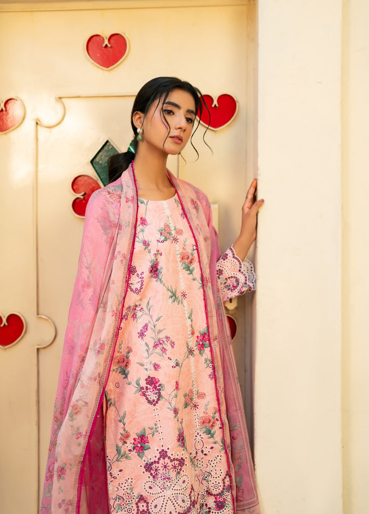 Bagh by Rashid Textiles Unstitched Embroidered Lawn 3 Piece Suit RT26UBL 3724 - Casual Collection