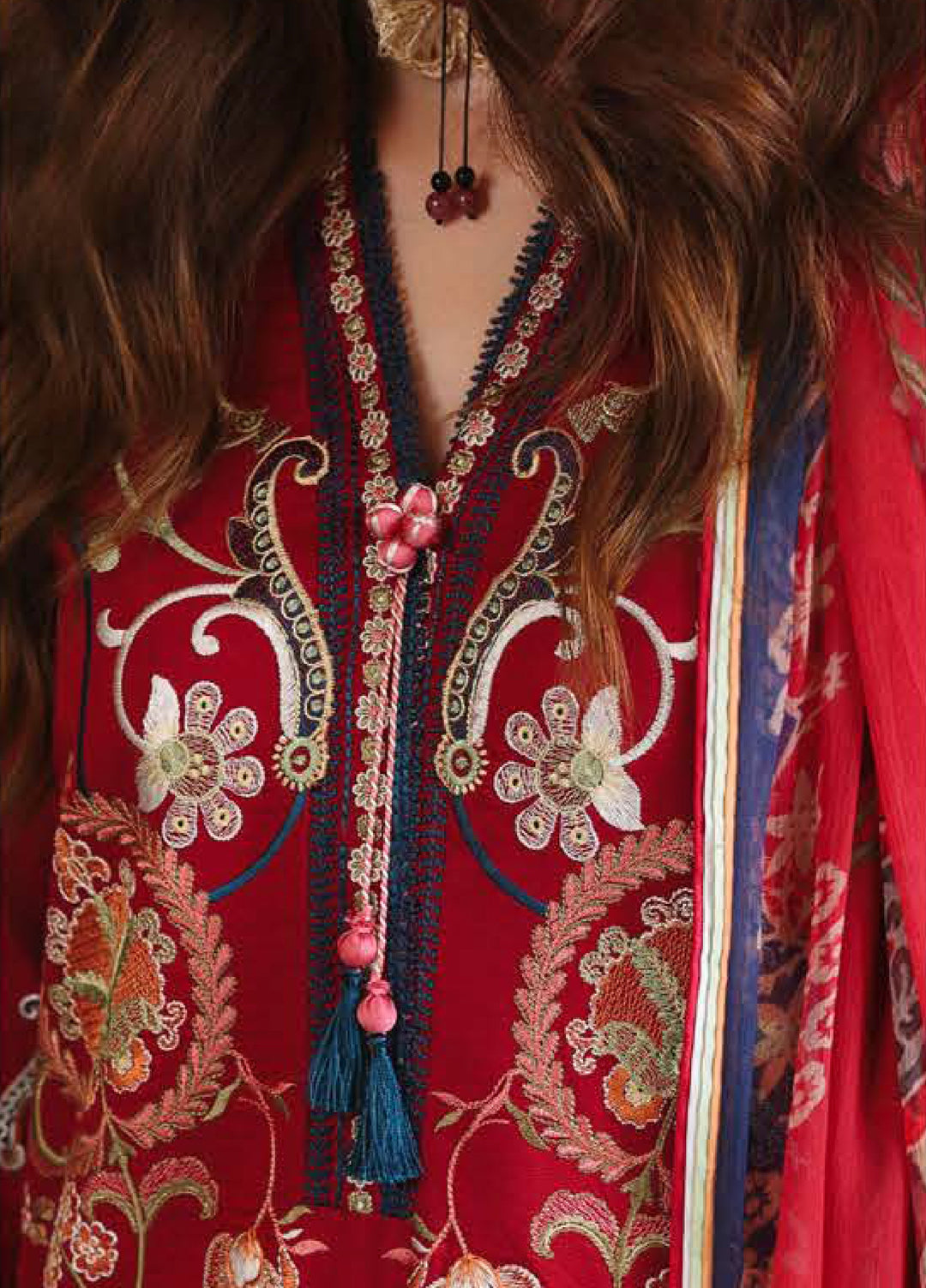 The Secret Garden by Mushq Unstitched Embroidered Lawn 3 Piece Suit MU26USG Luma Bloom HUNSS260402 - Festive Collection