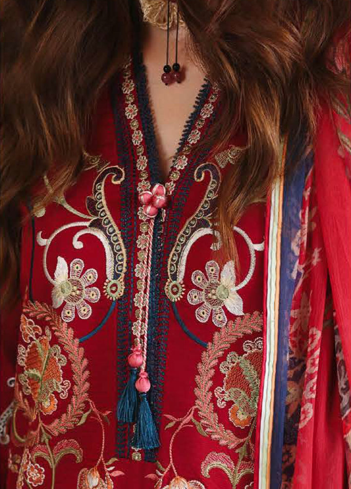 The Secret Garden by Mushq Unstitched Embroidered Lawn 3 Piece Suit MU26USG Luma Bloom HUNSS260402 - Festive Collection