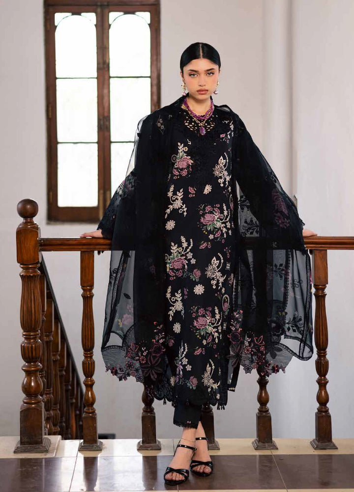 Maya by Nureh Unstitched Embroidered Luxury Lawn 3 Piece Suit NU26ULM NS-170 - Summer Collection