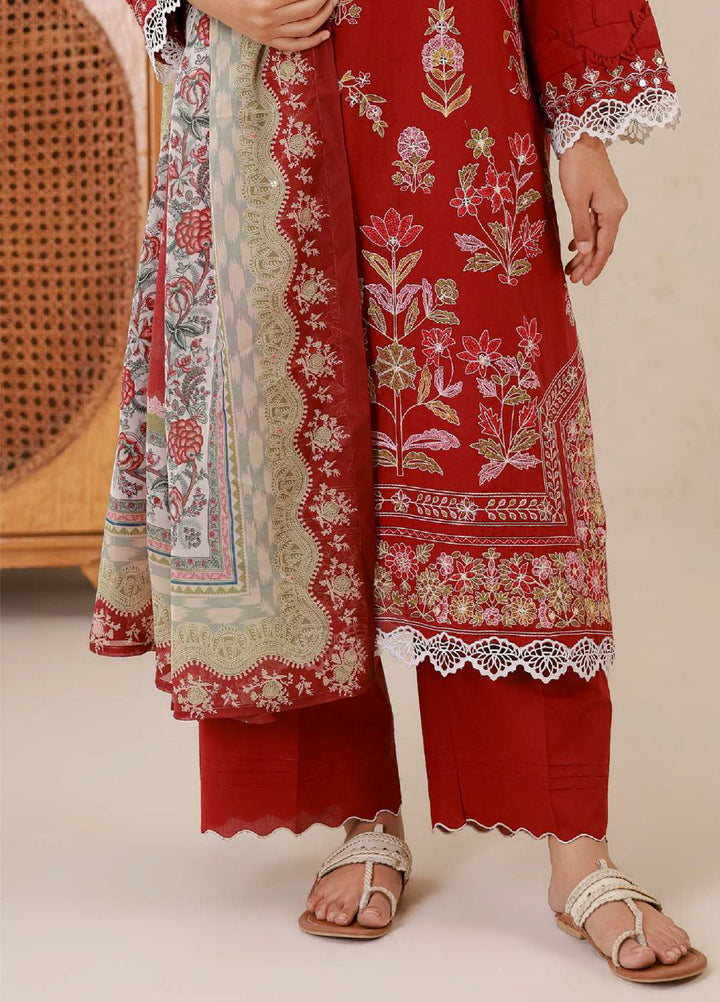 Zellbury Unstitched Printed Lawn 3 Piece Suit ZB26UC WUS26E30511 - Casual Collection