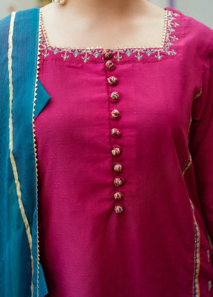 Omal by Komal Pret 3 Piece Dobby Suit Reham- Festive Collection