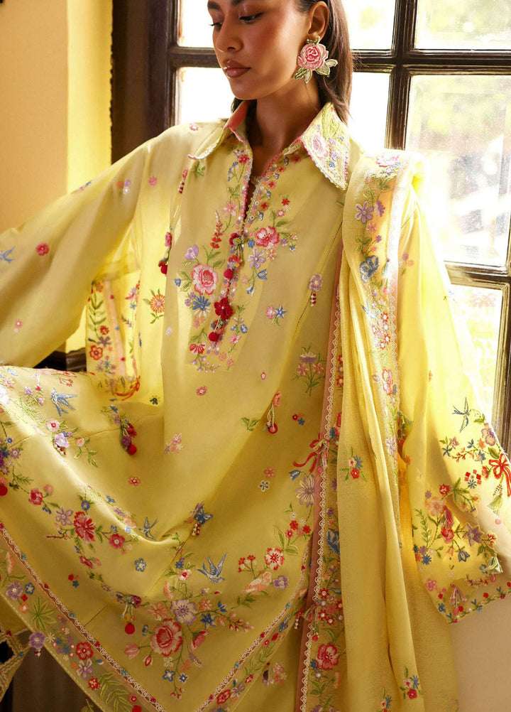 Wild Flower by Zaha Unstitched Embroidered Lawn 3 Piece Suit ZK26UWL ZF26-08 Queen Of The Andes - Festive Collection