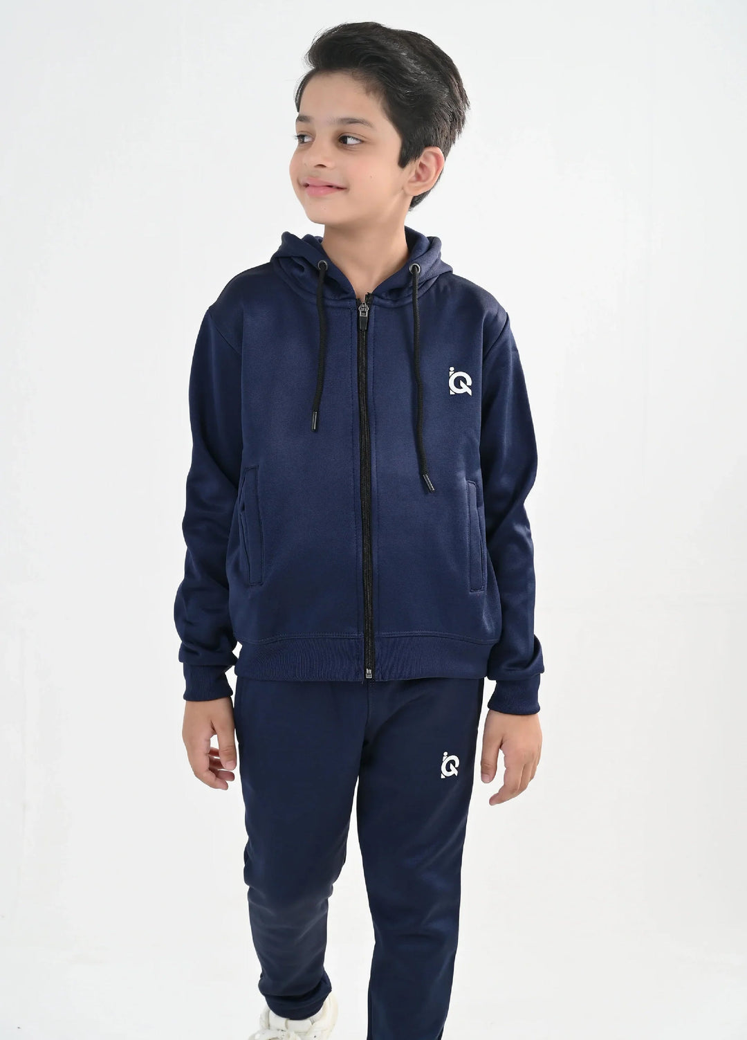 IQ Exclusive Kids Track Suit Fleece 2 PieceSapphire Zipper Tracksuit-Unisex Kids - Winter Collection