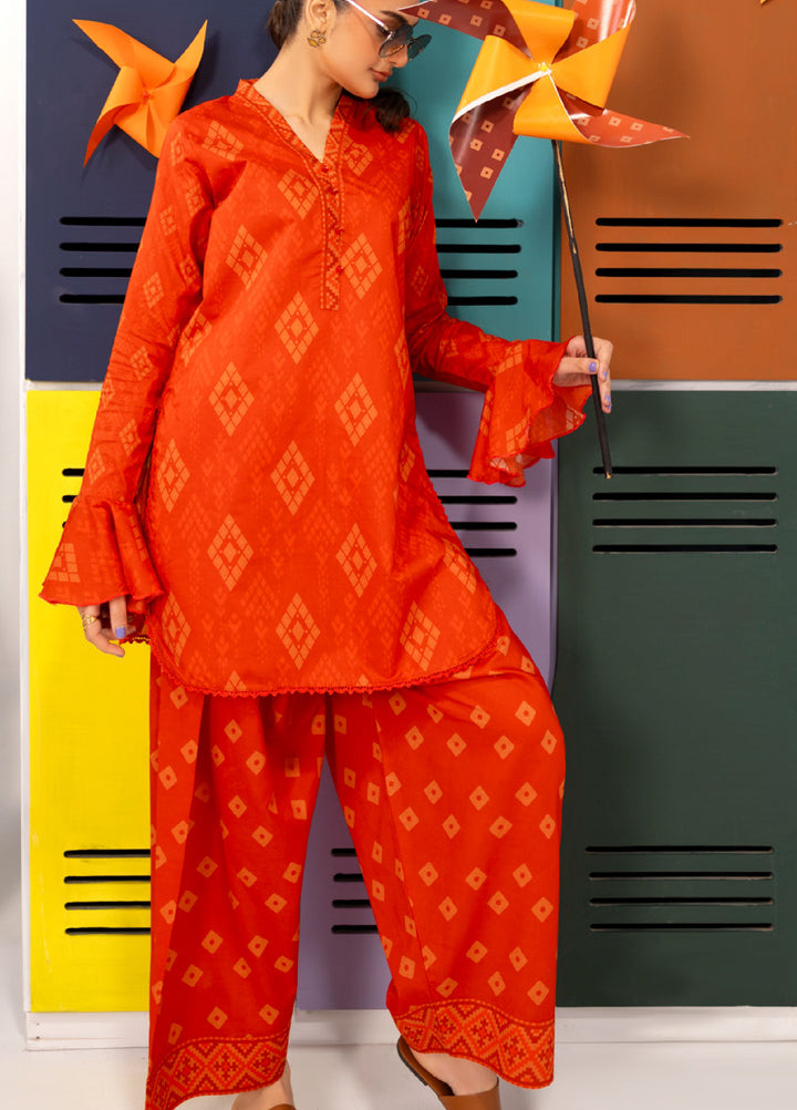 Coco Popup by Al Zohaib Unstitched Printed Lawn 3 Piece Suit AZ26UCP D-6 - Summer Collection