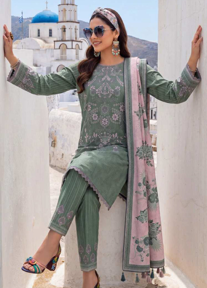 Coco Cords by Al Zohaib Unstitched Printed Lawn 3 Piece Suit AZ26UCL-5 - Casual Collection