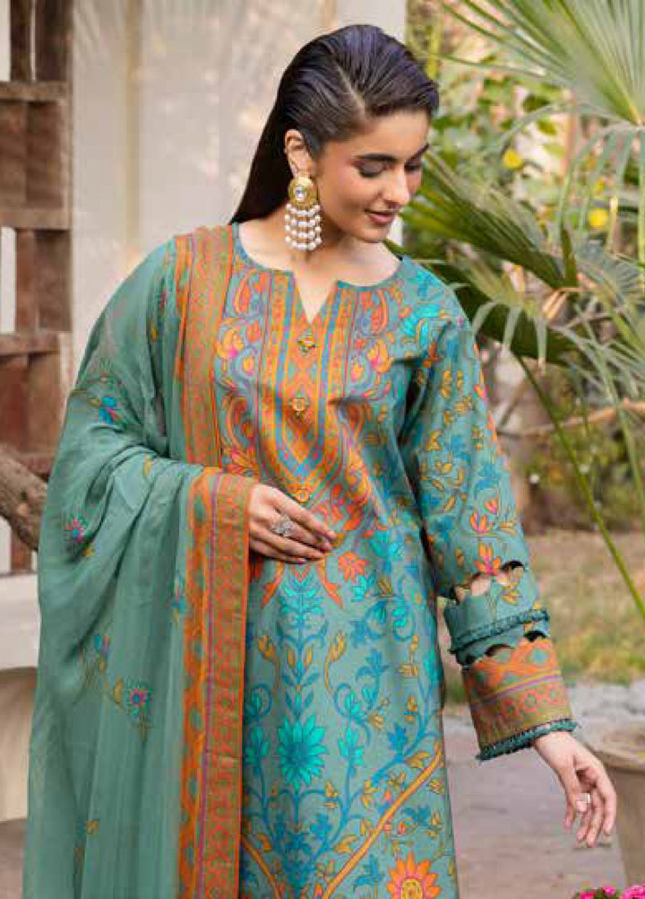C Prints by Charizma Unstitched Printed Lawn 3 Piece Suit CHR26UCP CP6-03 - Summer Collection