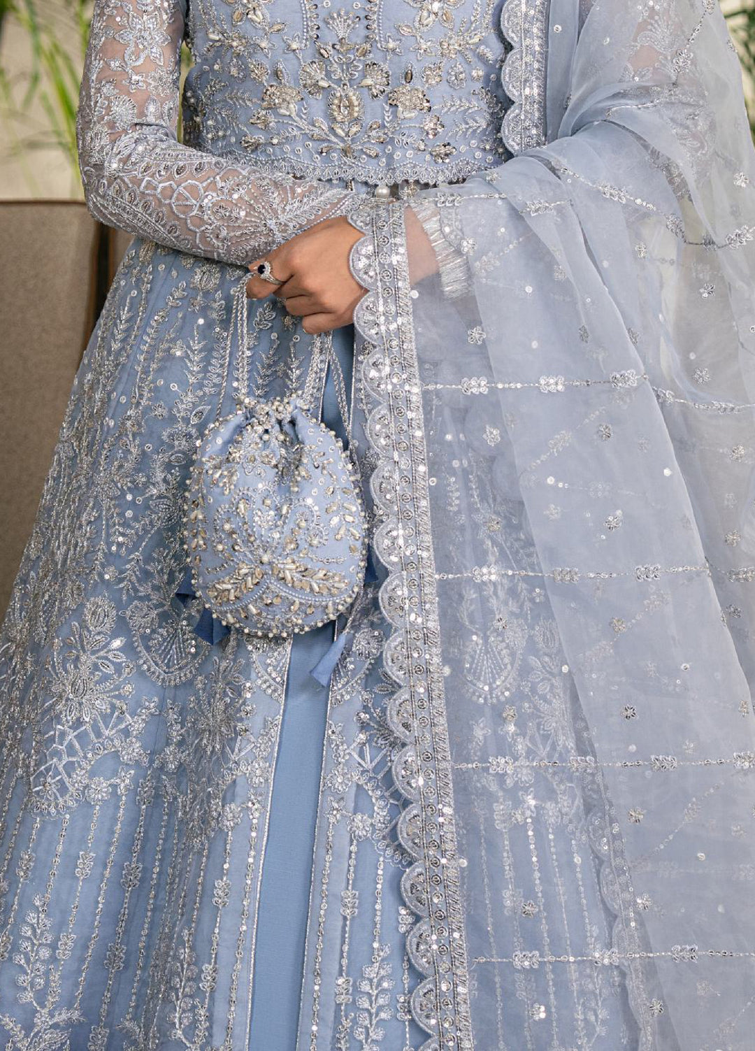 Azira by Gulaal Unstitched Luxury Embroidered Organza 3 piece GL25AF LFU-02 Zahira - Formals Collection