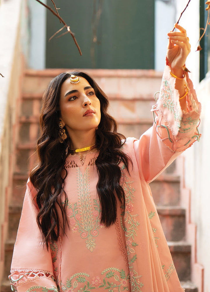 Satrangi by Mahnur Unstitched Embroidered Lawn 3 Piece Suit MN26ULS S-05 - Summer Collection