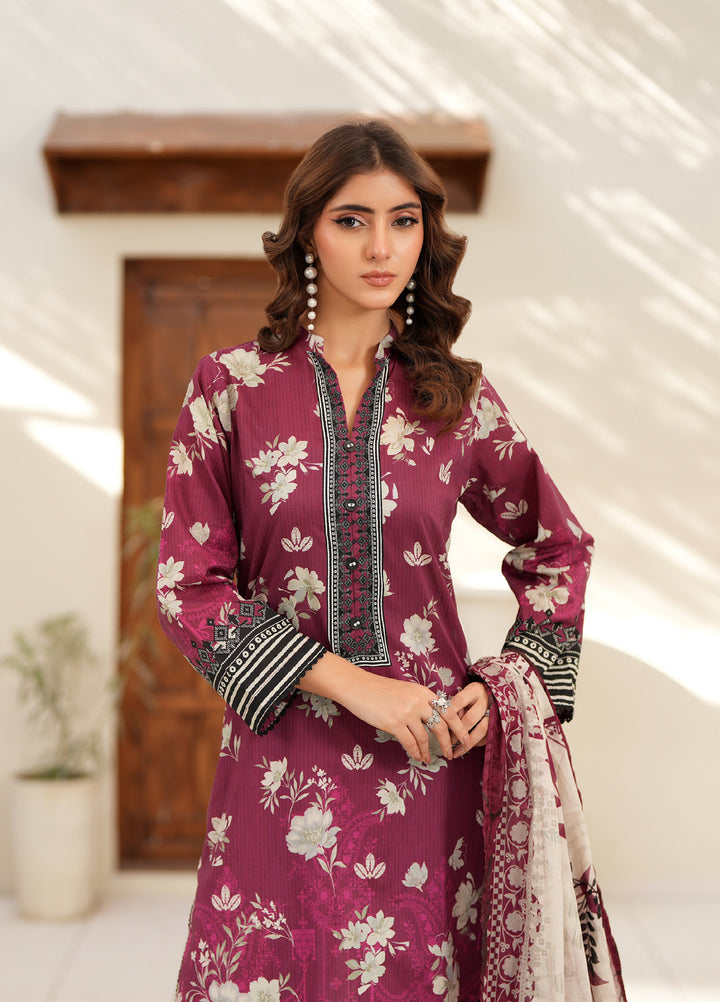 Salina by Regalia Textile Unstitched Printed Lawn 3 Piece Suit RG26DPS D-2 - Summer Collection