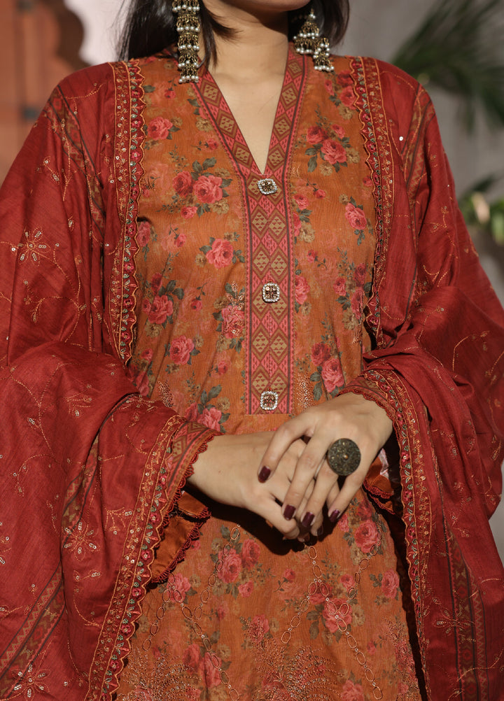 Zynah Premium by VS Textiles Unstitched Embroidered Lawn 3 Piece Suit VS26UZP 696 - Summer Collection