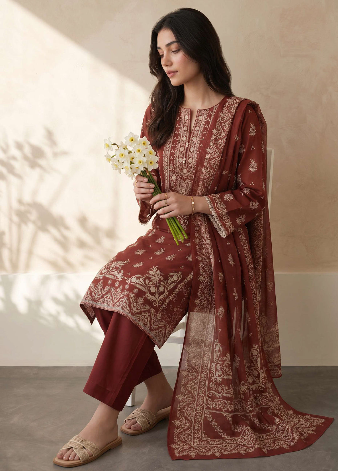Zellbury Women RTW Printed Lawn 3 Piece Suit ZB26RLC WPS2632491 - Casual Collection