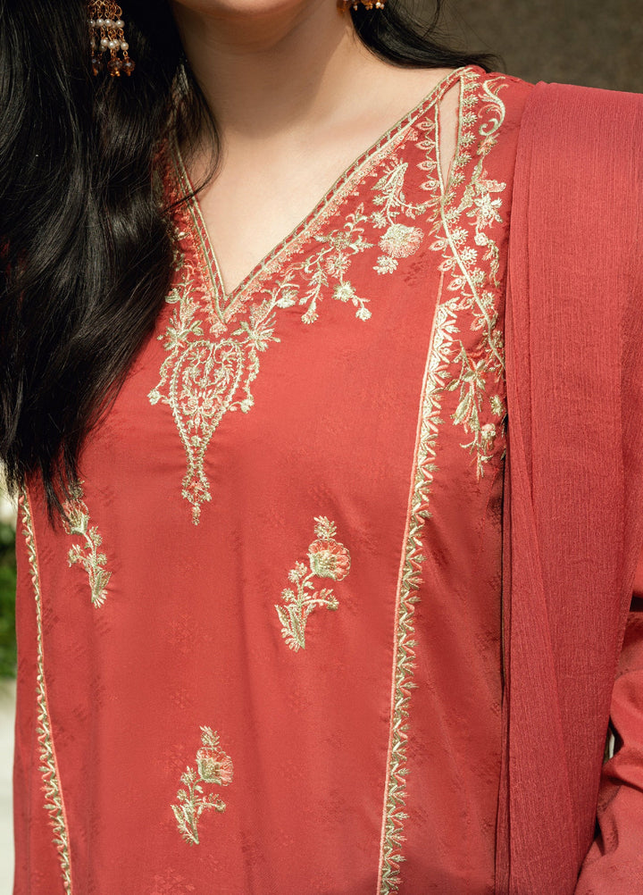 Omal by Komal Baat Paaki Women Dobby 3 Piece Pret Suit Mehrmah - Festive Collection