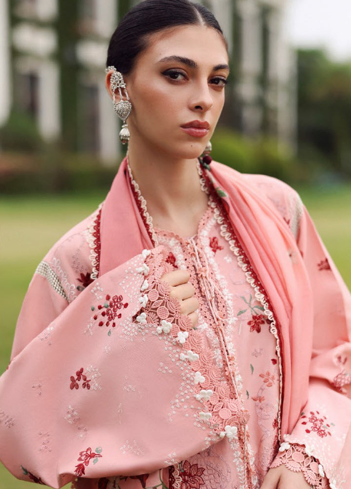 Lilas by Republic WomensWear Unstitched Embroidered Lawn 3 Piece Suit RW26ULL D-7A - Eid Collection