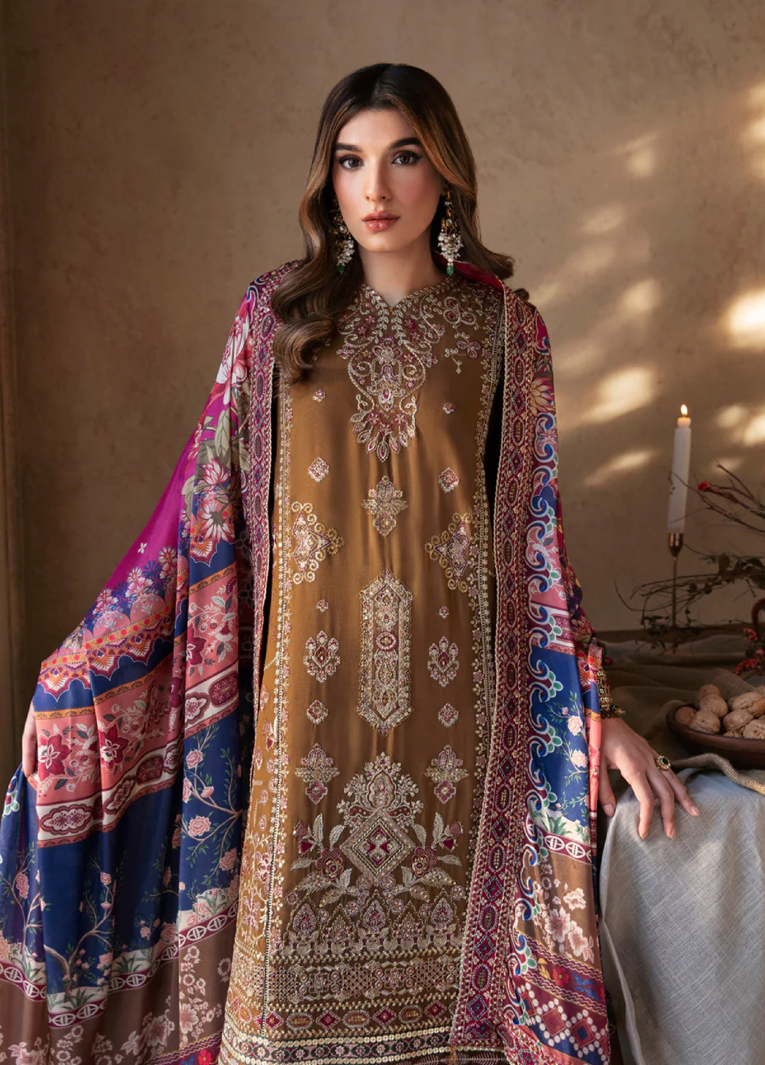Xenia Formal Unstitched Luxury Chiffon Suits 3 Piece XE25FL Tuhi - Formals Collection