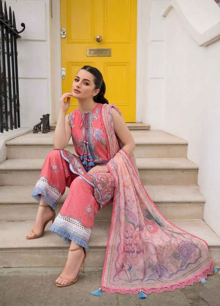 Sobia Nazir Prints Unstitched Embroidered Lawn 3 Piece Suit SN26UPL D-06B - Summer Collection