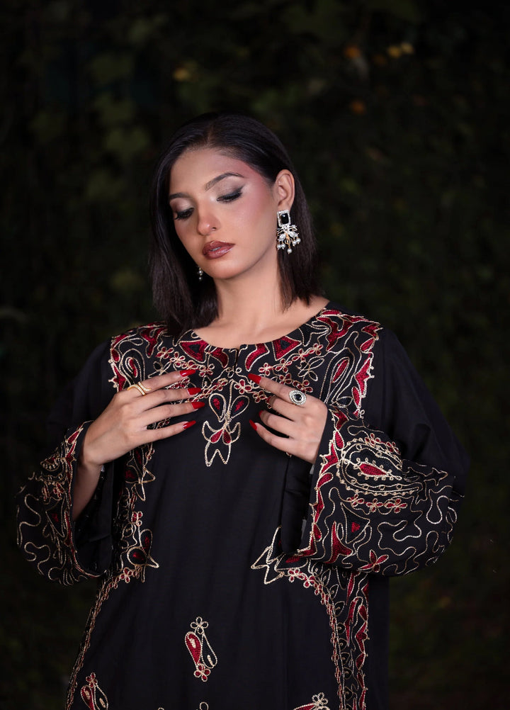 Sitaray by Reezas Women Pret Silk Embroidered 2 Piece Shab e Surkh - Festive Collection