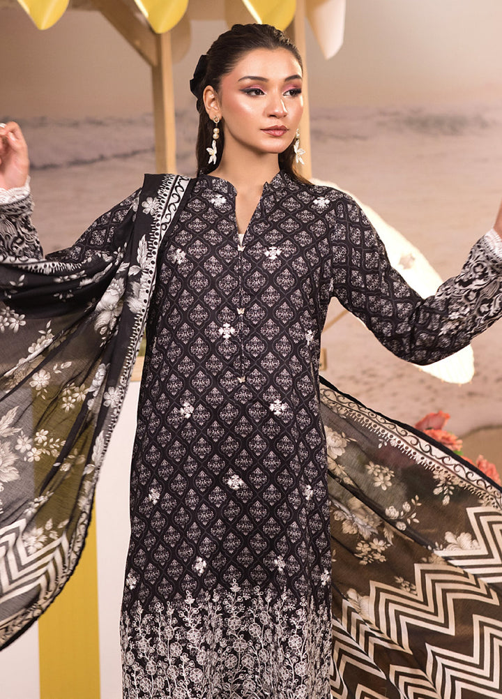 Regalia Textiles Unstitched Embroidered Lawn 3 Piece Suit RG26UEL D-1 - Casual Collection