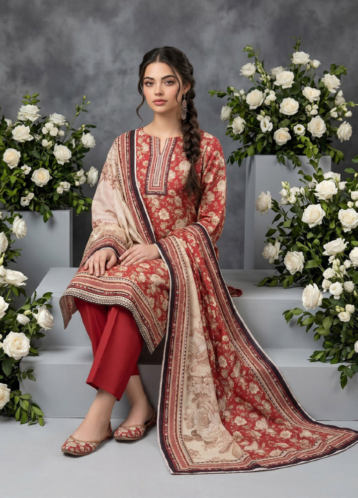 Salina Dobby by Regalia Textiles Unstitched Printed Lawn 3 Piece Suit RG26UPS D-03 - Casual Collection