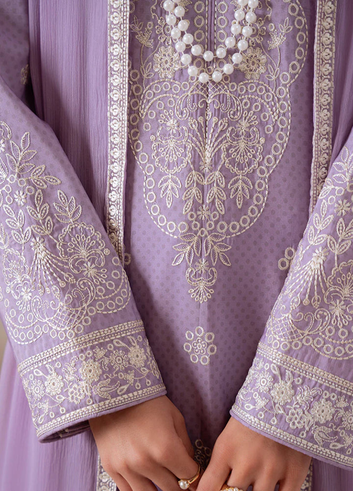 Basics by Gulaal Pret Embroidered Poly Lawn 3 Piece PL-18-S Lavendar Mist - Summer Collection
