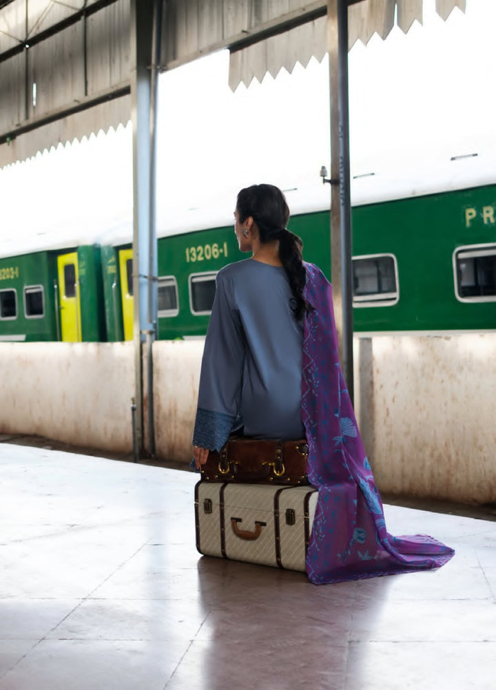Summer Travels by Casuallite RTW Embroidered Cotton Lawn 3 Piece Suit CL26ULST OUTFIT 05 SUMMER LAWN - Casual Collection