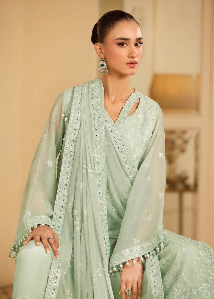 Alizeh Fashion Unstitched Embroidered Chiffon 3 Piece Suit AF26UCF AF-CH-2252-Zehnora - Festive Collection