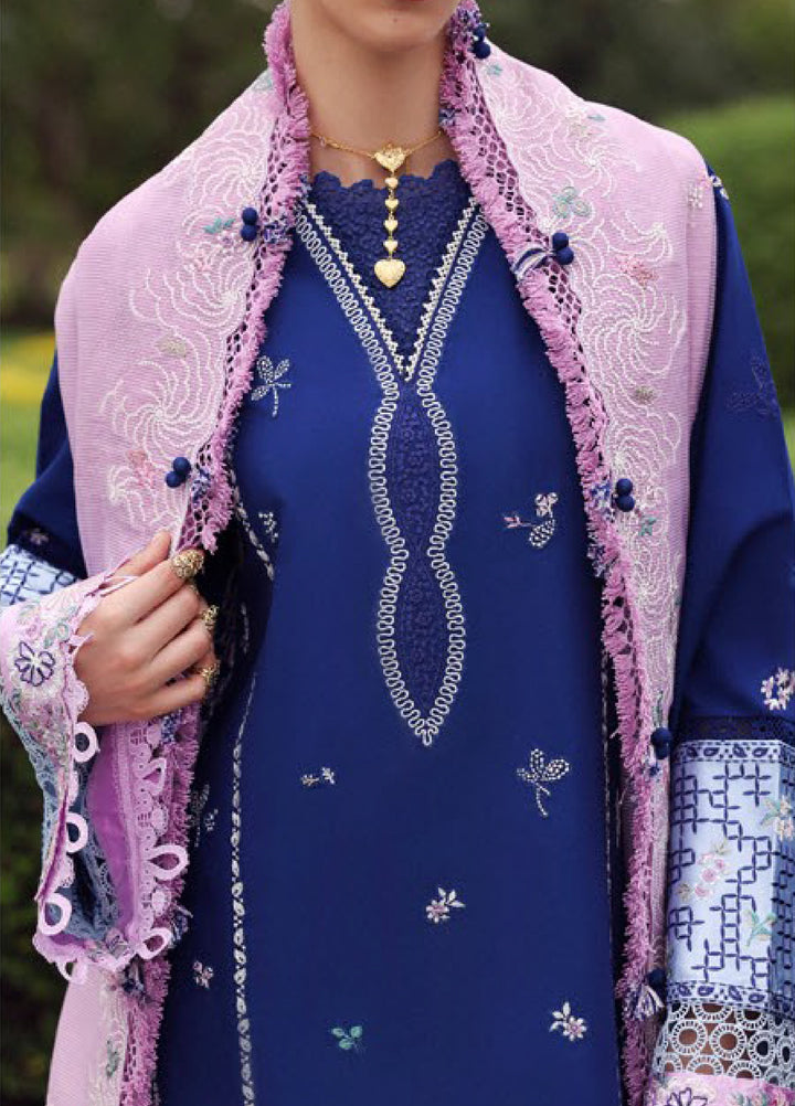 Lilas by Republic WomensWear Unstitched Embroidered Lawn 3 Piece Suit RW26ULL Lilas D-3B - Eid Collection