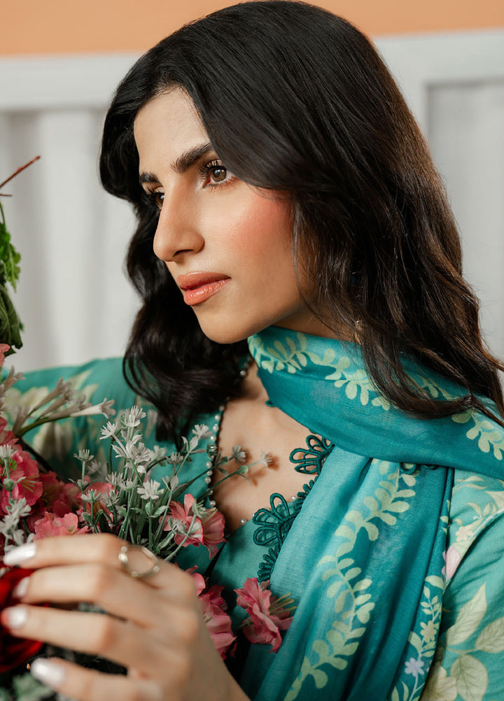 Sundaze by Zarposh Unstitched Printed Lawn 3 Piece Suit ZR26USL LAZULI - Festive Collection