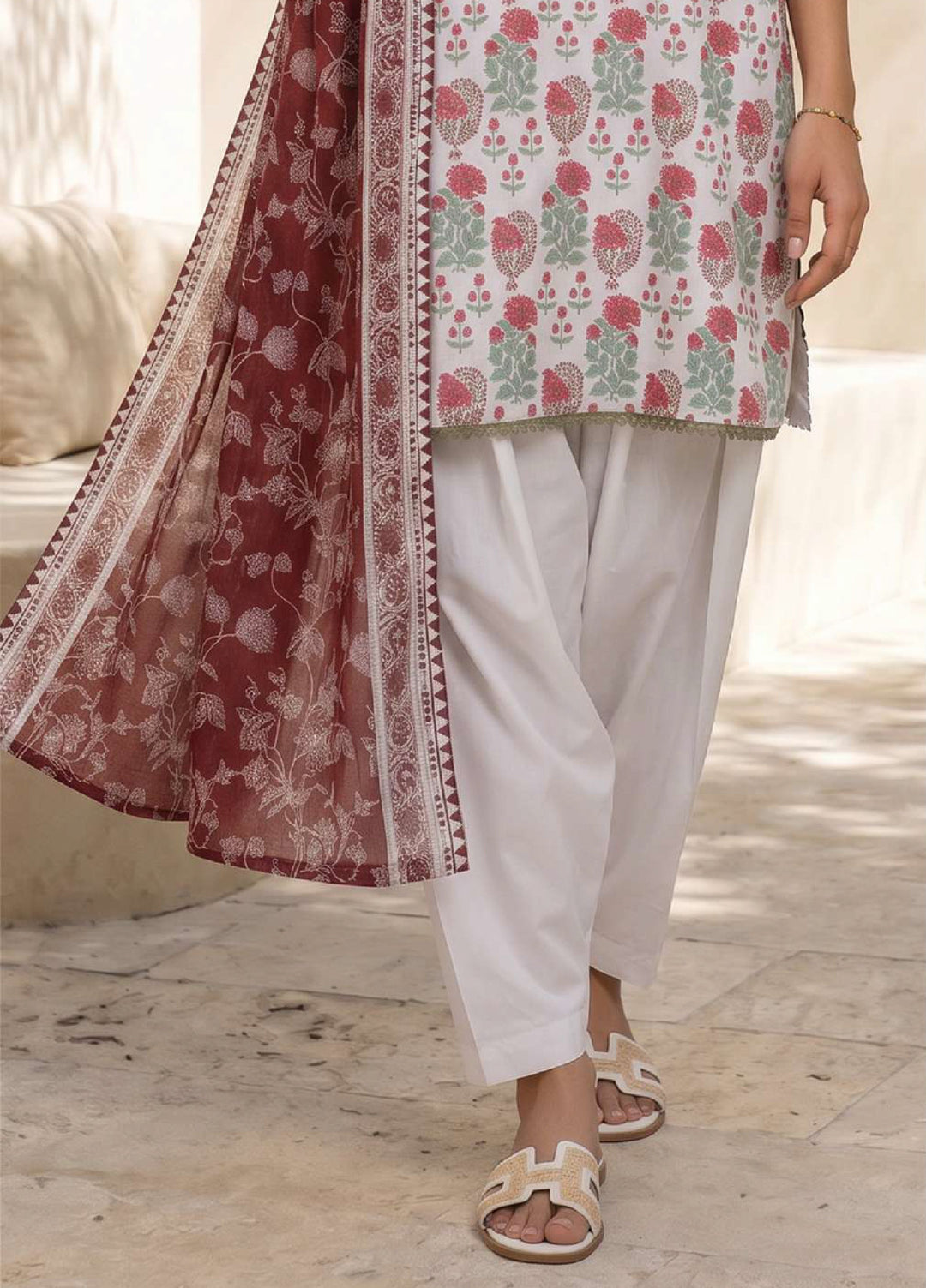 Zellbury Unstitched Printed Lawn 3 Piece Suit ZB26UCVII WUS26X30885 - Casual Collection