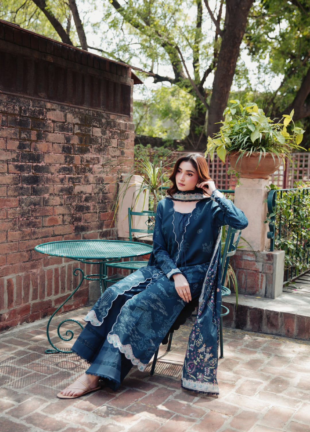 Zync by Florent Unstitched Printed Lawn 3 Piece Suit FL26ULE FZ-6 - Eid Collection