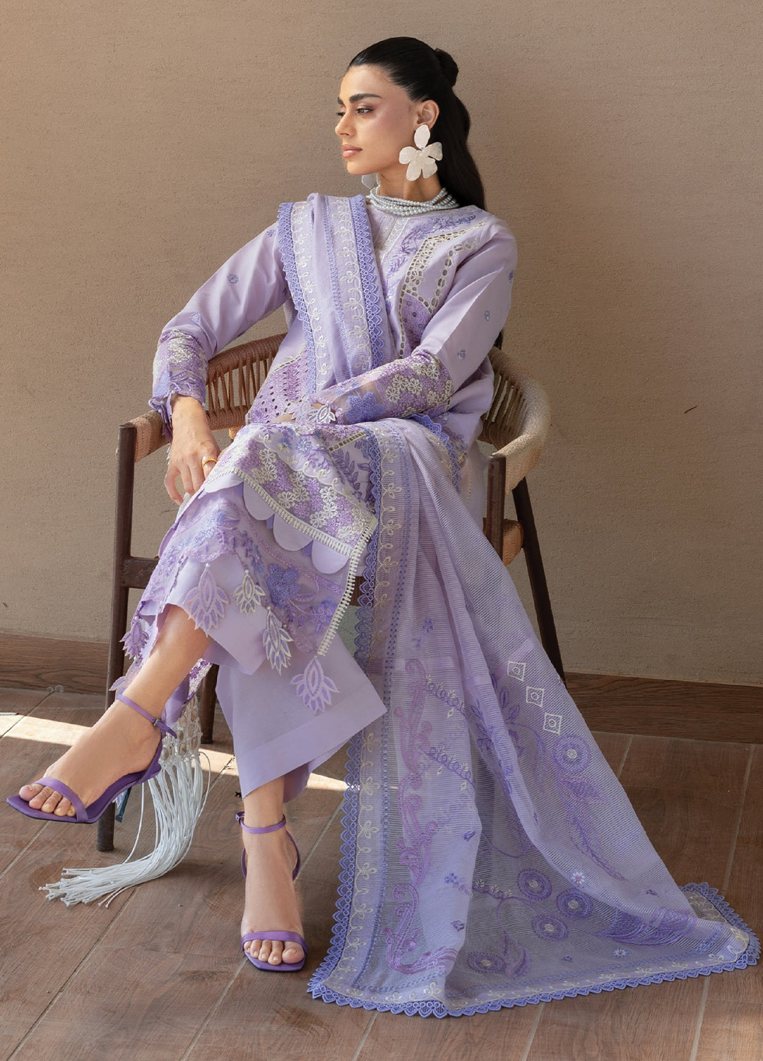 Sirene by Mahnur Unstitched Embroidered Lawn 3 Piece Suit MN26USL S-07 - Summer Collection
